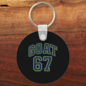 Porte-clés 67 Blagues Six Sept Génération Alpha Z Mème Rizz D (Recto)