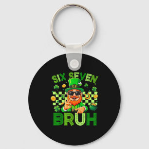 Porte-clés 67 bruh st patricks day 6 7 mème 67 enfants 67 gar