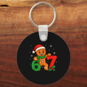 Porte-clés 67 Christmas 6 7 Gingerbread 6-7 Meme Six Seven Bo (Recto)