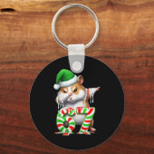 Porte-clés 67 Christmas Funny 67 Brainrot Youth Kids Hamster  (Recto)