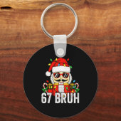 Porte-clés 67 Christmas Nutcracker Bruh 6 7 Funny Christmas 6 (Recto)