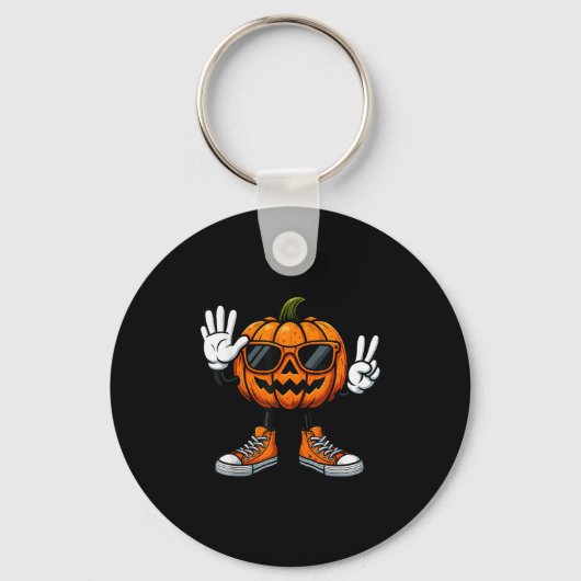 Porte-clés 67 Citrouille d'Halloween Drôle Brainrot Mème Enfa (Recto)