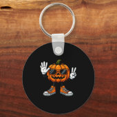 Porte-clés 67 Citrouille d'Halloween Drôle Brainrot Mème Enfa (Recto)
