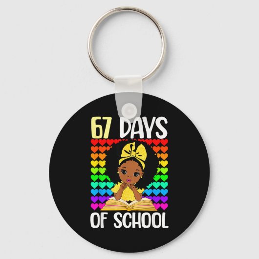 Porte-clés 67 Days Of School 67th Day Smarter Six Seven Melan (Recto)