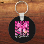Porte-clés 67 Days Of School Coquette Bow Six Seven Meme Teac (Recto)