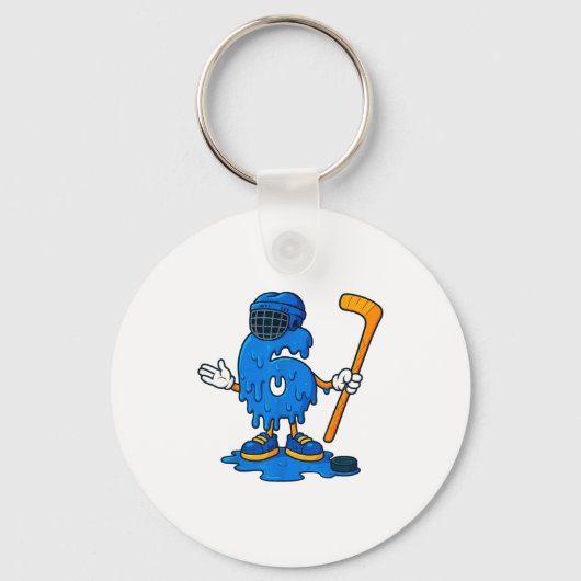 Porte-clés 67 Drip Ice Cream Hockey Player  (Recto)