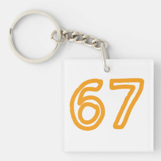 Porte-clés 67 ft 6 7