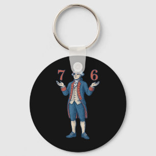 Porte-clés 67 George Washington 7 6 Mème Six Sept 6-7 4 Juill