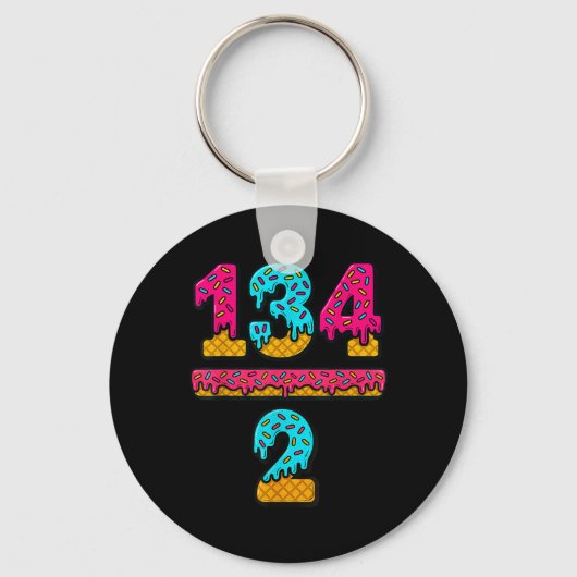 Porte-clés 67 Glace Dégoulinante Mème Division Prof de Maths (Recto)