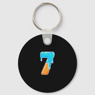Porte-clés 67 glace dégoulinante mème drôle 6 7 costume coupl