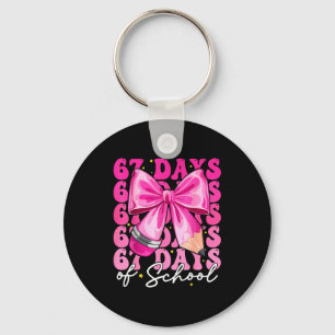 Porte-clés 67 Jours D'école Coquette Bow Six Sept Mème Tasse