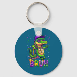 Porte-clés 67 mardi gras alligator mardigator six sept bruh