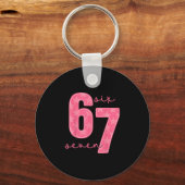 Porte-clés 67 Mème amusant 1 (Recto)