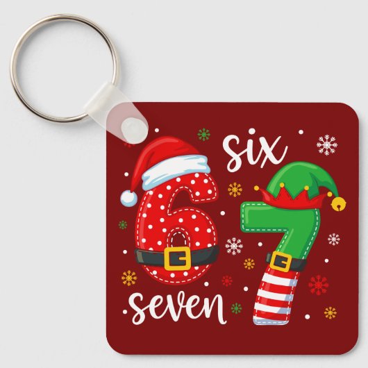Porte-clés 67 Meme de Noël (Recto)