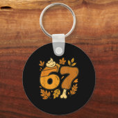 Porte-clés 67 Meme de Thanksgiving drôle Six Seven Génération (Recto)