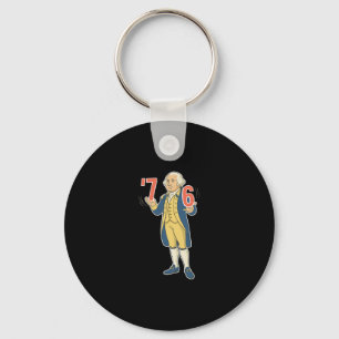 Porte-clés 67 mème drôle de George Washington Six Seven Gen A