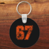 Porte-clés 67 Meme Drôle Six Sept Génération Alpha Halloween (Recto)