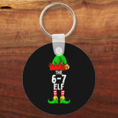Porte-clés 67 Meme Elf Christmas Matching Family 6-7 Brainrot (Recto)