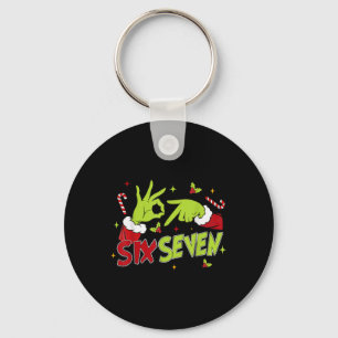 Porte-clés 67 Meme humour 6-7 Drôle Six Sept Noël 