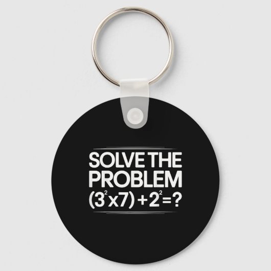 Porte-clés 67 Meme Math Drôle Six Sept Professeur Brainrot Bl (Recto)