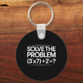 Porte-clés 67 Meme Math Drôle Six Sept Professeur Brainrot Bl (Recto)