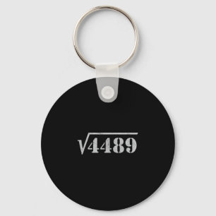 Porte-clés 67 Meme Racine Carrée 4489 Argot Math 6 7 Rétro Ho