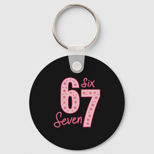 Porte-clés 67 Meme Six Seven 1  (Recto)