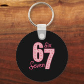 Porte-clés 67 Meme Six Seven 1  (Recto)