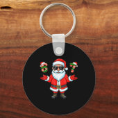 Porte-clés 67 Meme Six Seven 6 7 Funny Santa Matching Xmas 67 (Recto)