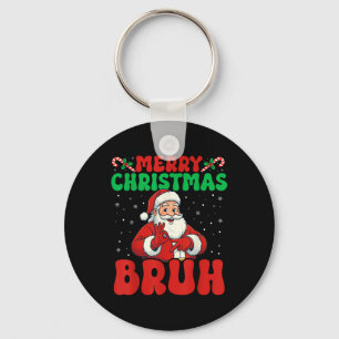 Porte-clés 67 Meme Six Seven Drôle de Noël Bruh Santa