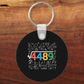 Porte-clés 67 Meme Square Root 4489 Slang Six Seven Math Teac (Recto)