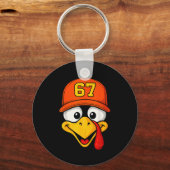 Porte-clés 67 Meme Turkey Face Six Seven Thanksgiving 6 7 Men (Recto)