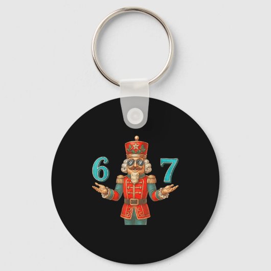 Porte-clés 67 Nutcracker Six Seven Meme Christmas 6 7 Teens K (Recto)