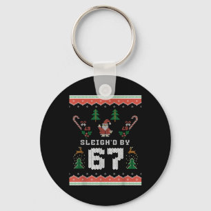 Porte-clés 67 Père Noël Ugly Christmas Six Sept