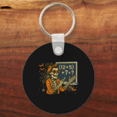 Porte-clés 67 Professeur Halloween Squelette Six Sept Mème Ma (Recto)
