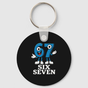 Porte-clés 67 Six Seven 6-7 - Drôle de Brainrot Italien Enfan
