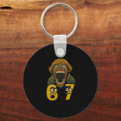 Porte-clés 67 Six Seven 6 7 Meme Design Funny 6 7 2  (Recto)