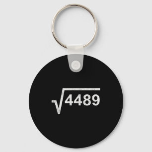 Porte-clés 67 Six Seven 6-7 Mème Racine Carrée 4489 Argot Mat
