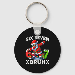 Porte-clés 67 Six Seven Bruh Drôle de Noël 6 7 Meme Hommes Fe
