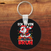 Porte-clés 67 Six Seven Bruh Funny Christmas 6 7 Meme Men Wom (Recto)