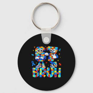 Porte-clés 67 six seven bruh pièce de puzzle pour enfants mam