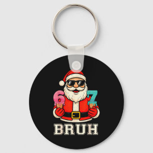 Porte-clés 67 Six Seven Burh Drôle de Noël 6 7 Mème Hommes Fe