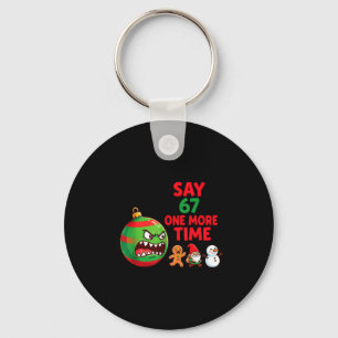 Porte-clés 67 Six Seven Drôle de Noël 6 7 Mème Blague Hommes