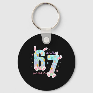 Porte-clés 67 Six Seven Lapin de Pâques pour Filles Enfants G