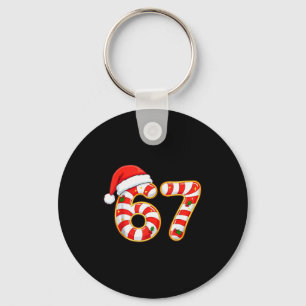 Porte-clés 67 Six Seven Mème Argot Gen Alpha Drôle de Noël