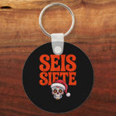 Porte-clés 67 Six Seven Spanieacher Bilingual Seis Siete Chri (Recto)
