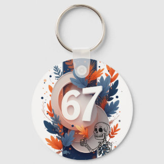 Porte-clés 67 Skeleton Hand Halloween