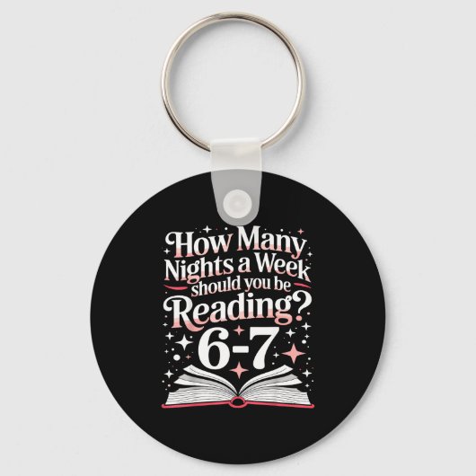 Porte-clés 67 Teacher How Many Nights A Week Should You Be Re (Recto)