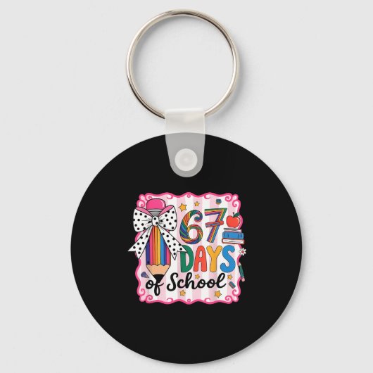 Porte-clés 67e jour d'école 67 Soixante-Sept Prof de maths (Recto)