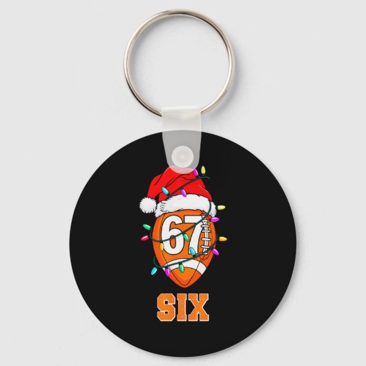 Porte-clés 67endy Xmas Football – Six & Seven Matching Co (Recto)